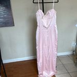 House Of CB  'Stefania' Soft Peach Corset Maxi Dress‎ NWOT Size L Photo 1