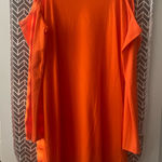 New Without Tag Oramge Open Shoulder Dress Size S Orange Photo 0