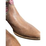 Anthropologie Marco Delli Embroidered Leather Western Boot Size 36 Floral Cowboy Photo 10