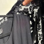 VTG Nostalgia‎ Black Maxi Dress Velvet Floral Jacket 90s Whimsigoth Fairy Grunge Size L Photo 5