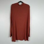 Urban Outfitters Out From Under Iona Ribbed Tunic Turtle Neck Orange Sz L Photo 8