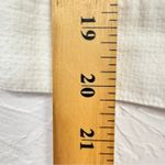 prAna  White Pleated Short Sleeve Blouse Womens XS Beachy Casual Cotton Peasant Photo 7