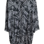 Avenue  WomenTunic‎ Top 1X Abstract Foliage Boho Lagenlook Cottagecore Officewear Photo 0
