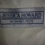 Jessica Howard  XLP Creme Satin Chocolate Trim Top Petite Photo 3