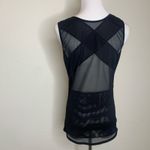 Biridie? Denim Vest Sz Medium Beaded Dip Dyed USA Red White Blue Black Photo 7