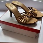 XAPPEAL Bronze Raquel Heels Wedding‎ Size 10 Brown Photo 5