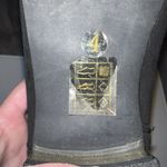 ASOS ACTON Flat Ankle Boots Bootie Women Size 6 Black Suede Side Zipper Preowned Photo 10