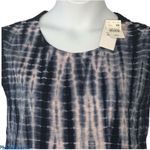 A pea in the pod Maternity Tie Dye Sleeveless Tee XS NWT Blue Pink Summer Photo 3