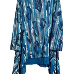 Multiples Tunic Top Womens 3X Multicolor Art To Wear Cowl Neck Stretch Blouse Photo 5