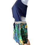 Aerie OFFLINE by  Ribbed Cut Out Romper Dress Athletic Blue Womens Size Large NWT Photo 5