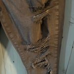 American Eagle  Distressed Women’s Black Jeans | Size 14 Photo 4