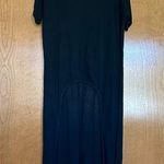 Oh My Gauze! High Low Tunic Top Dress Cover Up Black Size 1 Small/Medium Photo 0