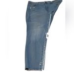 Nine West  Skinny Ankle Light Wash Raw Hem High Rise Jeans‎ Sz 16 Photo 9