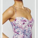 Reformation ⚡️ Kourtney Column Midi-Dress, Color Morning Dew, Size 8, NWT Photo 4