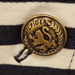 Tommy Hilfiger 💕💕 Open Front Cotton Striped Military Blazer Jacket ~ Large NWT Photo 8