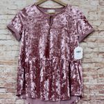 Altar'd State Altar’d State | babydoll crushed velvet blouse Photo 1