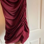 Hollister  size small wine red  Bodycon cowl neck mini formal dress Photo 5