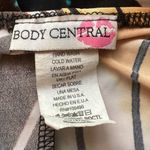 Body Central MAXI MULTICOLOR BOHO SUMMER HALTER DRESS BUILT IN BRA by  SIZE MED Photo 8