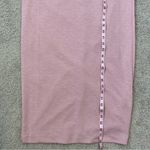 Adrianna Papell  Metallic Knit Draped Gown Rose Pink 4 Photo 13