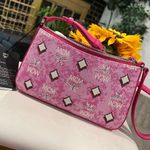 MCM FINAL SALE✨ monogram jacquard are mini shoulder bag ❤️ Photo 2