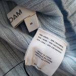 Naadam Baby Blue Cashmere Chic Feminine Workcore Mock Neck Open Back Size Small Photo 3