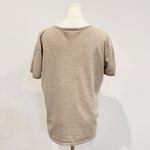 The Reset Everyday Linen Short Sleeve Relaxed Top Basic Luxury Minimalist Medium Tan Photo 7