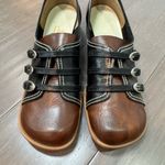 Vintage Hi Brows Black & Brown loafers, Oxford, retro size woman’s 7.5 Photo 15