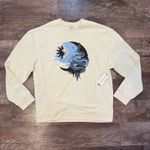 Earthbound NWT Snake Moon Cream Crewneck Sweatshirt Size Medium Photo 0