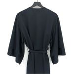 Thirdlove  Satin Short Robe Black OS Photo 8