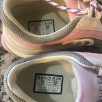 Gucci  Leather Upper Run Sneaker Grey Pink Off White Photo 3