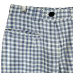 Calvin Klein Jeans Womens Blue Plaid Pants Size 25 NWT Cotton Spandex Photo 2