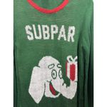 30 Watt Sweater XS Green Red Ugly Christmas Subpar Gift Giver Elephant Photo 1