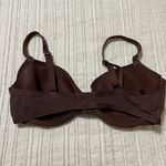 CUUP The Demi Spacer Chocolate Brown Mesh Underwire Bra Size 34 E / DD Photo 2