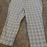 Ava & Viv New women’s plus plaid ankle high rise pants Sz 20 Photo 7