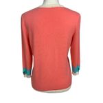 Jack B. Quick Vintage Beaded Summer Cocktail Cardigan Sweater M Embroidered Pink Size M Photo 6