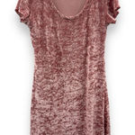 Victoria's Secret Vintage Gold Label  Pink Velvet Short Sleeve Mini‎ Dress Sz M Photo 0