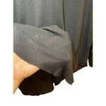 Rag and Bone  Women Small Longsleeve Sheer Scoop Neck Textured Raw Hem‎ Black Top Photo 4