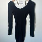 Alexander Wang T by Black and White Bi-Layer Bodycon Dress XS Photo 4
