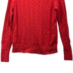 Brooks Brothers  Cable Knit Golden Fleece Sweater Red Small Photo 5