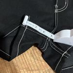 Lisa Says Gah NWT  Black Denim Embroidered Shorts, Size 6 Photo 9