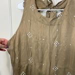 Anthropologie EUC SANCIA ‎ women’s wide-leg patterned sleeveless jumpsuit XL Photo 1