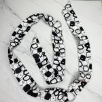 Rhinestone Hoop Scarf Tie Belt Size Small S Medium M Womens Photo 0