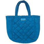 Marc Jacobs Medium Quilted Tote Bag Purse Handbag Blue Photo 0