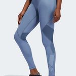 Adidas  Women Large Tights Performance Alphaskin Badge Of Sport AW19 Blue Gym Photo 7