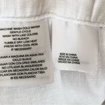 Jones New York  Sport White 100% Linen Pants Elastic Waist 10 Photo 7