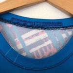 Boombah  Turquoise Blue Pink Purple Spellout Logo Short Sleeve Active Tee Medium Photo 2