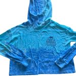 Women’s size small cropped tie dye Santa Barbara Collection thin hooded top in good condition Photo 0