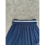 Quince French Terry Modal Wide Leg Pants Navy Blue Fold over Waistband Flowy S Photo 6