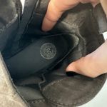 SO  Dark Gray Faux Leather 8.5 Medium Width Bootie Ankle Boot Casual Western Photo 5