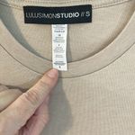 VICI Lulu Simon Studio "Running‎ Latte" Tee | Tan & Black | Size S Photo 2